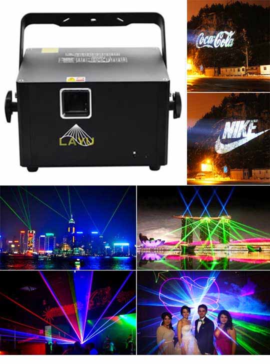 Оборудование для лазерной рекламы Promolaser WORLD CLASS 3B RGB 1W для 500 метров